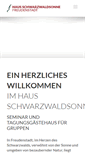 Mobile Screenshot of haus-schwarzwaldsonne.de