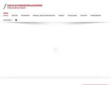 Tablet Screenshot of haus-schwarzwaldsonne.de